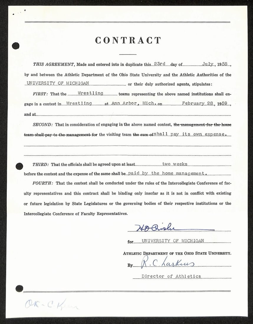 Fritz Crisler HOF Michigan Head Coach Signed/ Auto Contract PSA BA199025: Fritz Crisler HOF Michigan Head Coach Signed/ Auto Contract PSA BA199025 Item Specifics: Original/Reprint: Original Product: Photo Sport: Football Product Disclaimer: Not affiliated with any team or l