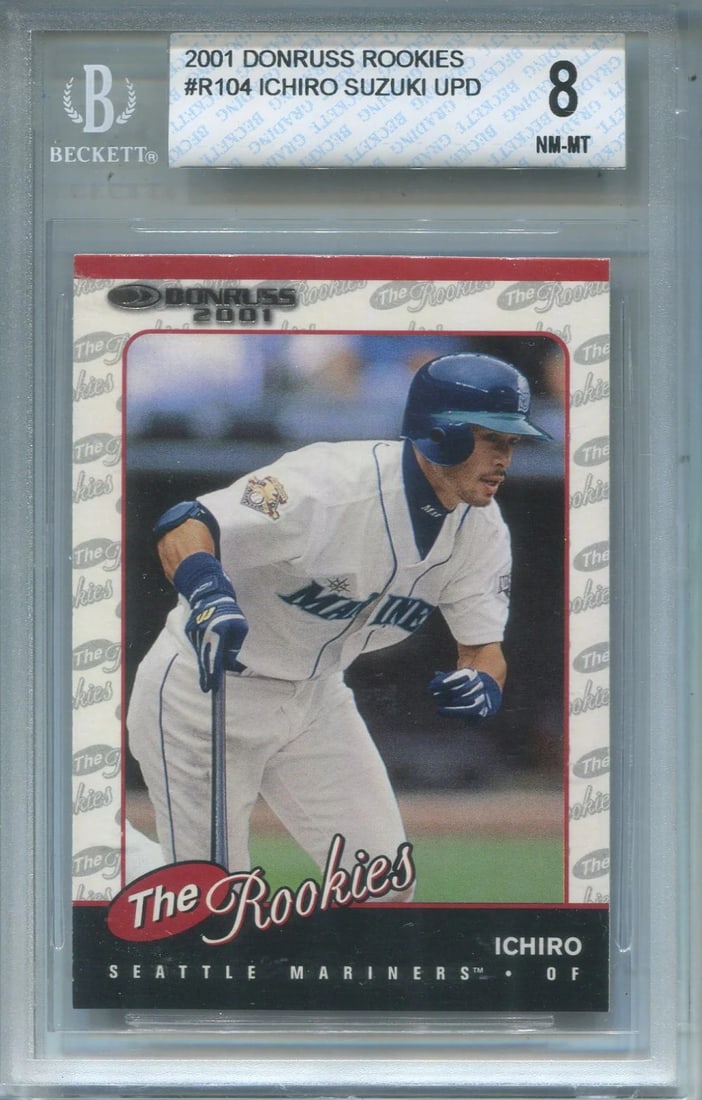Ichiro Suzuki 2001 Donruss Rookies (Beckett) Graded 8.5 (1 of 2)