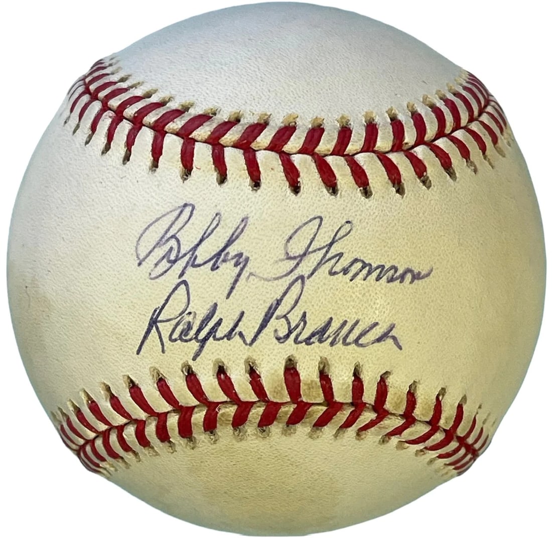 Branca Official Bobby Baseball National Autographed Thomson (1 of 2)