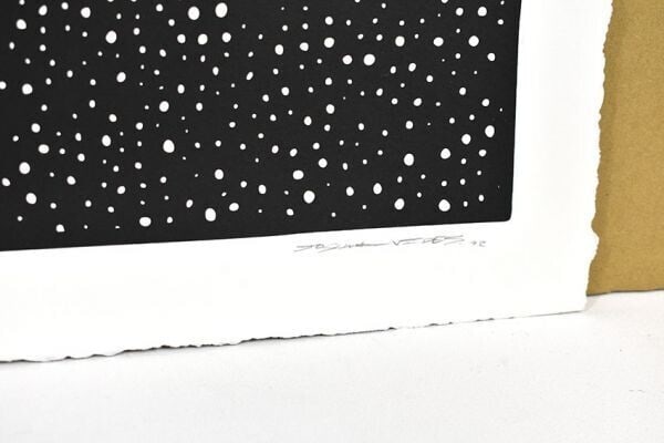 Joshua Vides Original Silkscreen Exploding Planet Signed Numbered - 8