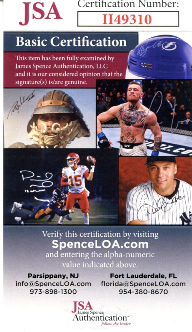 Don Maynard Autographed Postcard (JSA) - 2