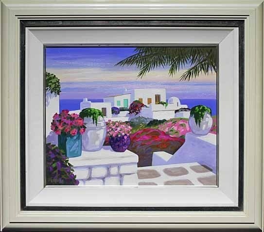Jean-Claude Carsuzan Palm Leaves Vase Oil Painting Signed Framed (1 of 6)