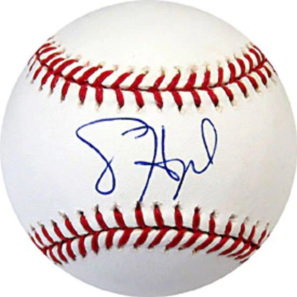 Jason Heyward Autographed/ Signed Baseball (Just Minors): Jason Heyward Autographed/ Signed Baseball (Just Minors) Jason Heyward's signed baseball, bearing his minor league jersey number, is a unique collectible for fans of the Atlanta Braves. The ball has b