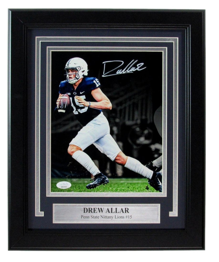 Penn State 8x10 Autographed Framed Photo Drew Allar JSA 183314 (1 of 4)