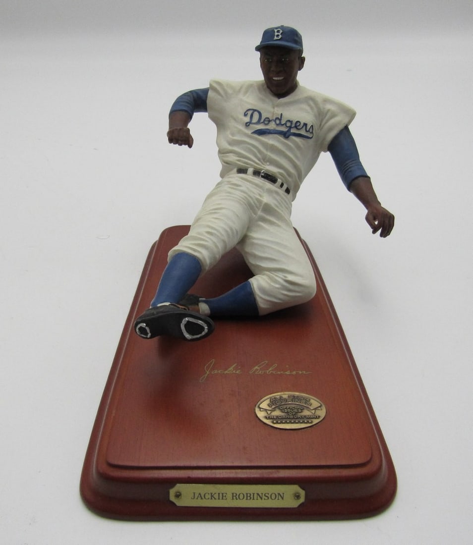Jackie Robinson Danbury Mint Figurine Brooklyn Dodgers 196782 (1 of 5)
