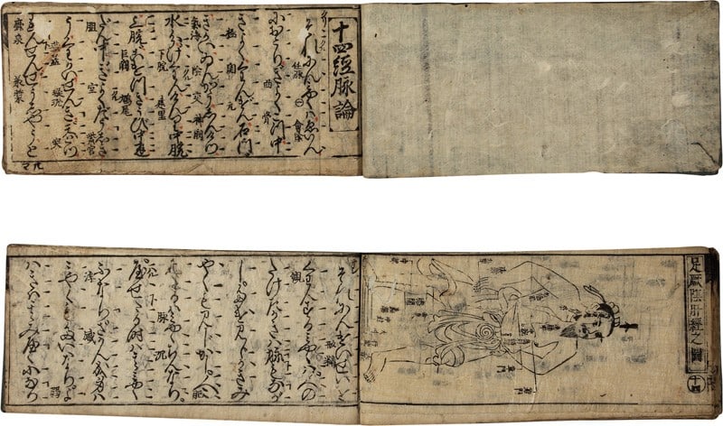 Rare 1678 Japanese Medical Book 14 Meridians Enpo 6 Edo Woodblock Wabon: Rare 1678 Japanese Medical Book 14 Meridians Enpo 6 Edo Woodblock Wabon Item Specifics: Subject: Traditional Medicine / Acupuncture Material: Paper Style: Japanese Product Disclaimer: All collectibles
