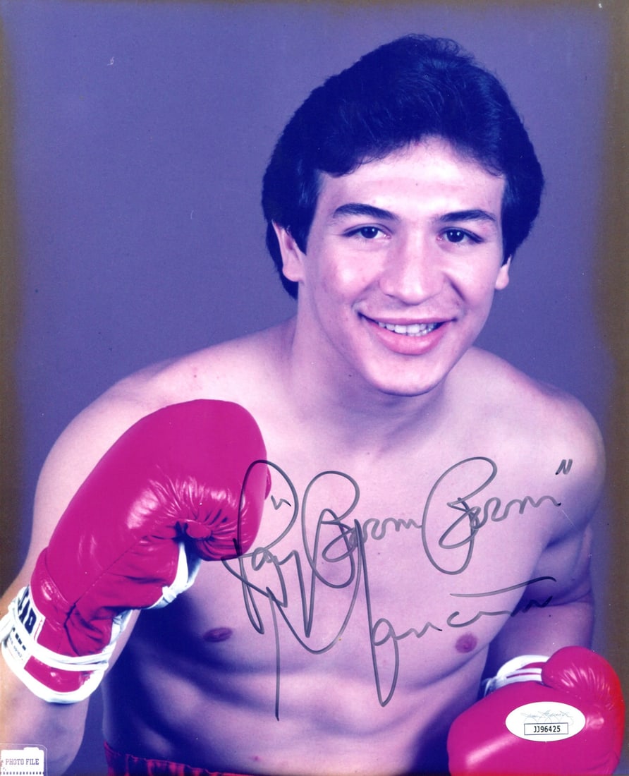 Ray "Boom Boom" Mancini Autographed 8x10 Photo (JSA) (1 of 2)