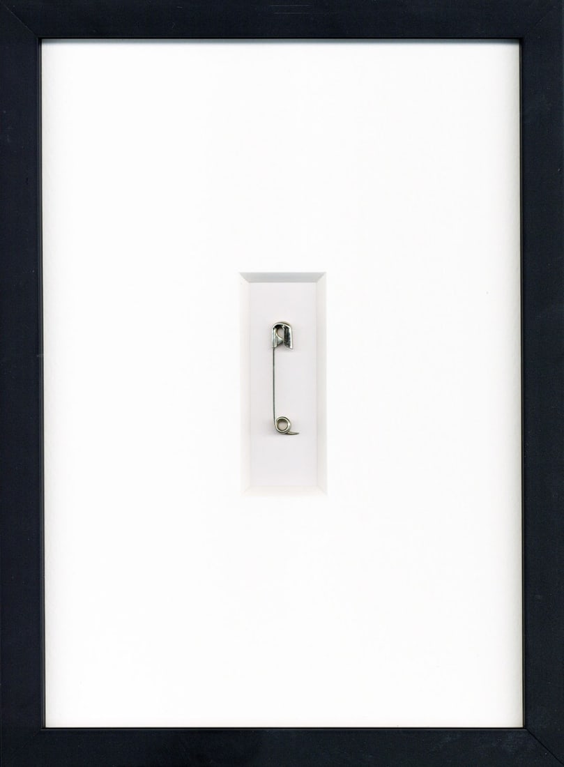 Yasuko Toyoshima mixed media framed artwork Safety Pin unique paper Japanese: Yasuko Toyoshima mixed media framed artwork Safety Pin unique paper Japanese Item Specifics: Primary Material: Paper Color: Multi-Color Original/Reproduction: Antique Original Region Of Origin: Japan 