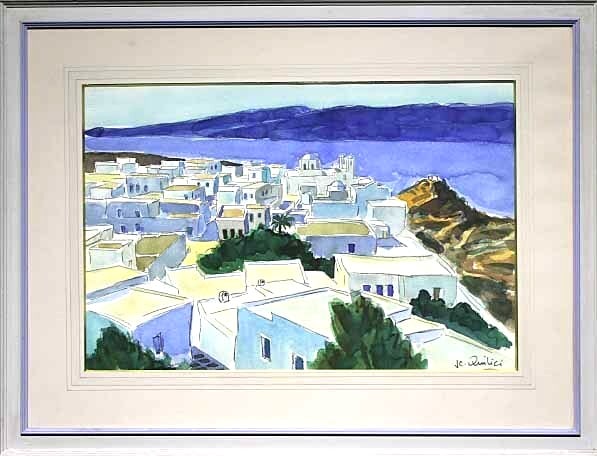 Jean-Claude Quilici Original Watercolor Milos Island Greece Signed Framed: Jean-Claude Quilici Original Watercolor Milos Island Greece Signed Framed Item Specifics: Unit Of Sale: Single Piece Artist: Jean-Claude Quilici Signed By: Jean-Claude Quilici Size: Large Signed: Yes 