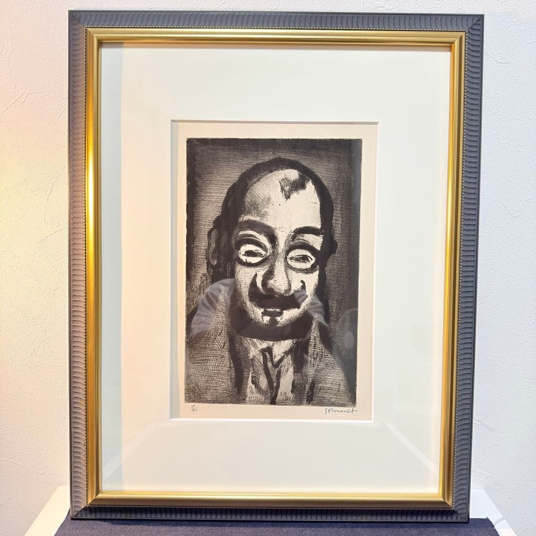 Georges Rouault Le Politicard Pere Ubu Signed ED 87/ 225 Framed Authentic Rare: Georges Rouault Le Politicard Pere Ubu Signed ED 87/ 225 Framed Authentic Rare Item Specifics: Type: Print Year Of Production: 1928 Production Technique: Etching Framing: Framed Product Disclaimer: Pl