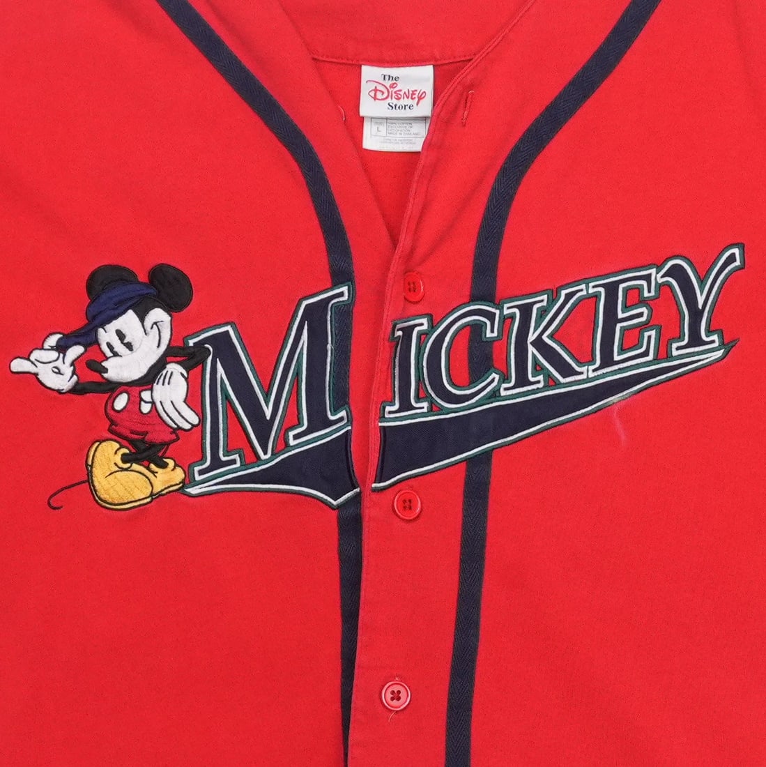 1990s Mickey Mouse Disney Baseball Jersey - 3