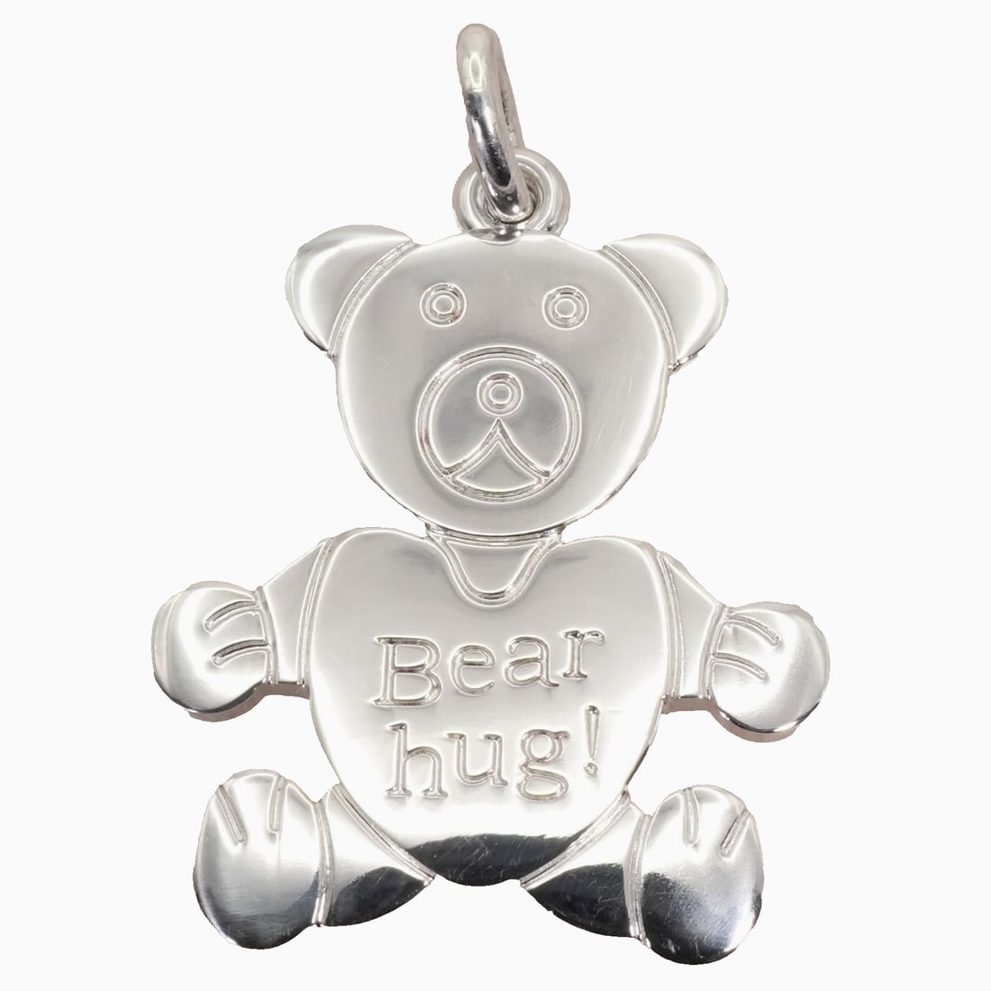 Pomellato Bear Hug Sterling Silver 925 Teddy Bear Animal Pendant Necklace Charm (1 of 8)