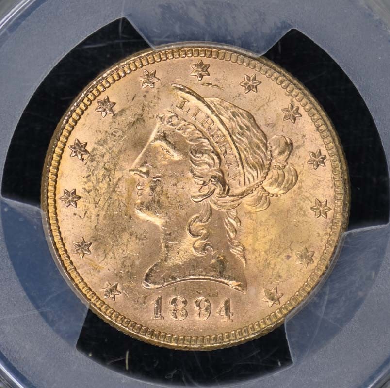 1894 $10 Liberty Head Eagle PCGS MS62 - 2