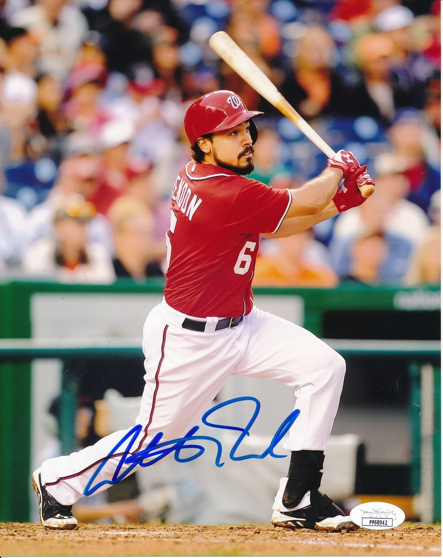 Signed Anthony Rendon Autographed 8x10 Photo By Washington Nationals: Signed Anthony Rendon Autographed 8x10 Photo By Washington Nationals Signed by Anthony Rendon, this official 8x10 photo captures the moment in Washington Nationals history. The item bears the signatur