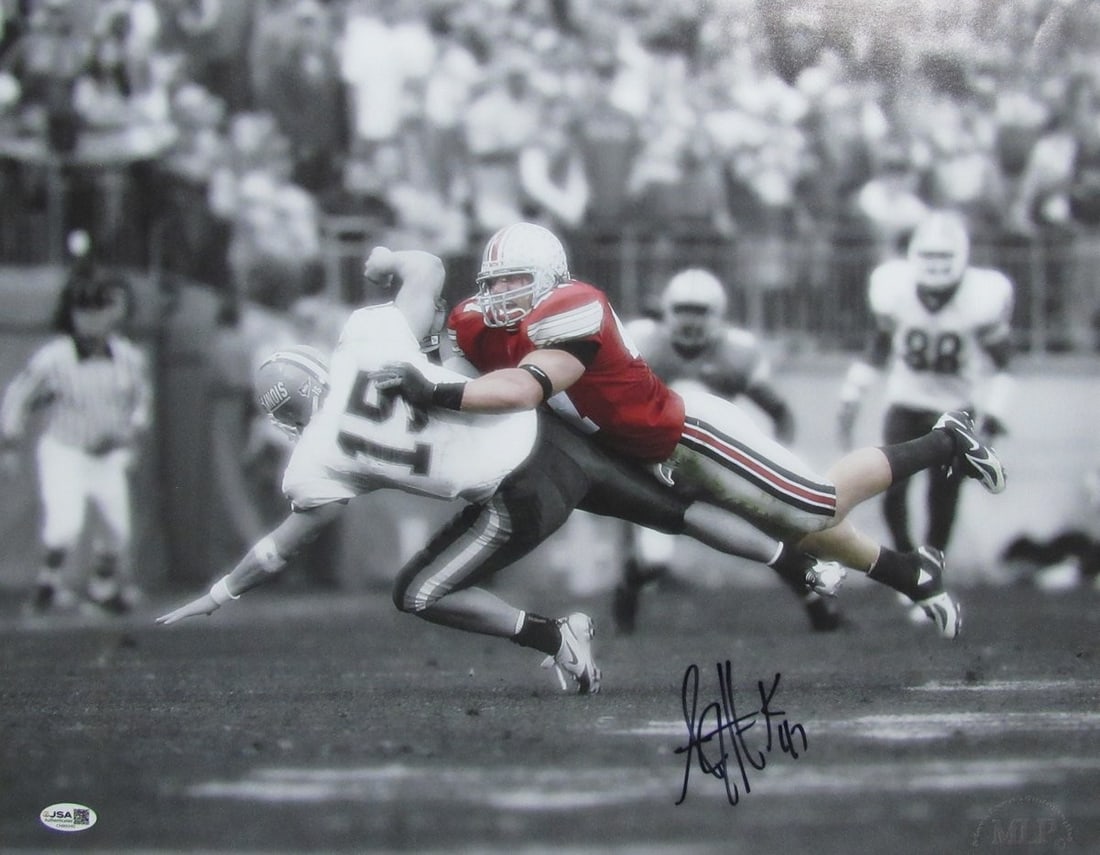 Signed Autographed Photo 16x20 JSA Hawk 200109 Ohio State Buckeyes: Signed Autographed Photo 16x20 JSA Hawk 200109 Ohio State Buckeyes Item Specifics: Autograph Authentication: James Spence Authentication (JSA) Original/Reprint: Original Product: Photo Sport: Football