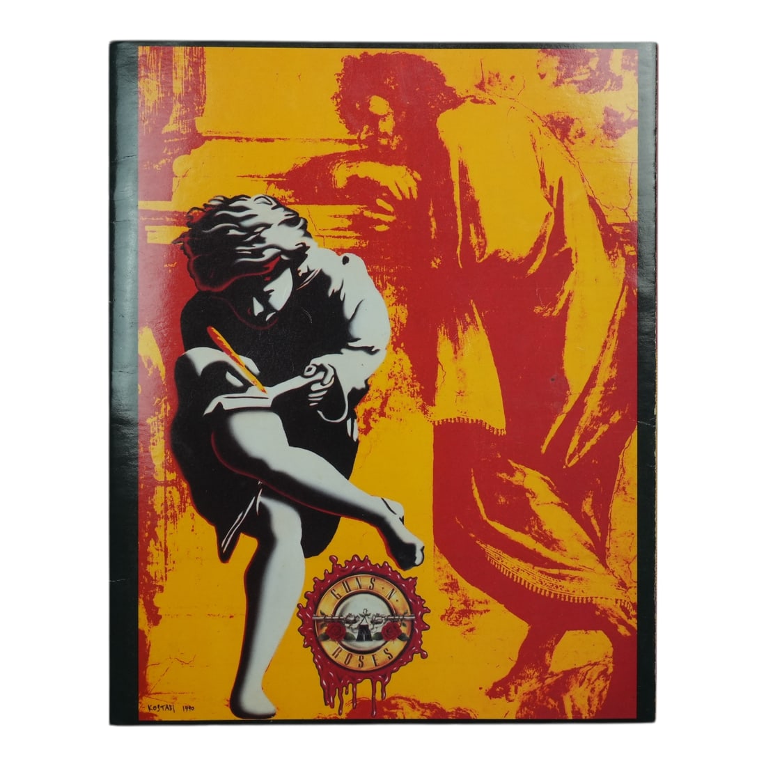 1991 Guns N Roses Use Your Illusion Tour Program: 1991 Guns N Roses Use Your Illusion Tour Program Original 1991 Guns N Roses Use Your Illusion Tour Program, featuring the iconic band's tour schedule and behind-the-scenes photos from their highly acc