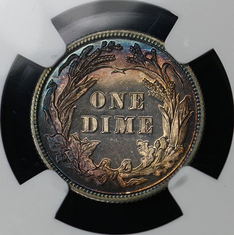 1907 Barber Dime 10C NGC PR67+ - 3