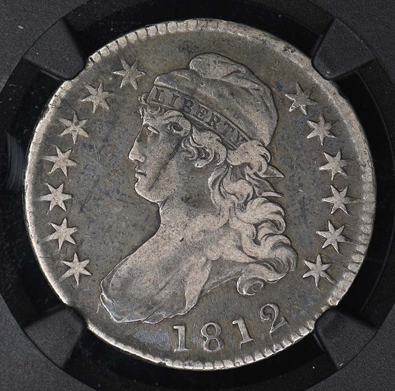 1812 Capped Bust, Lettered Edge 50C NGC VF35 - 2