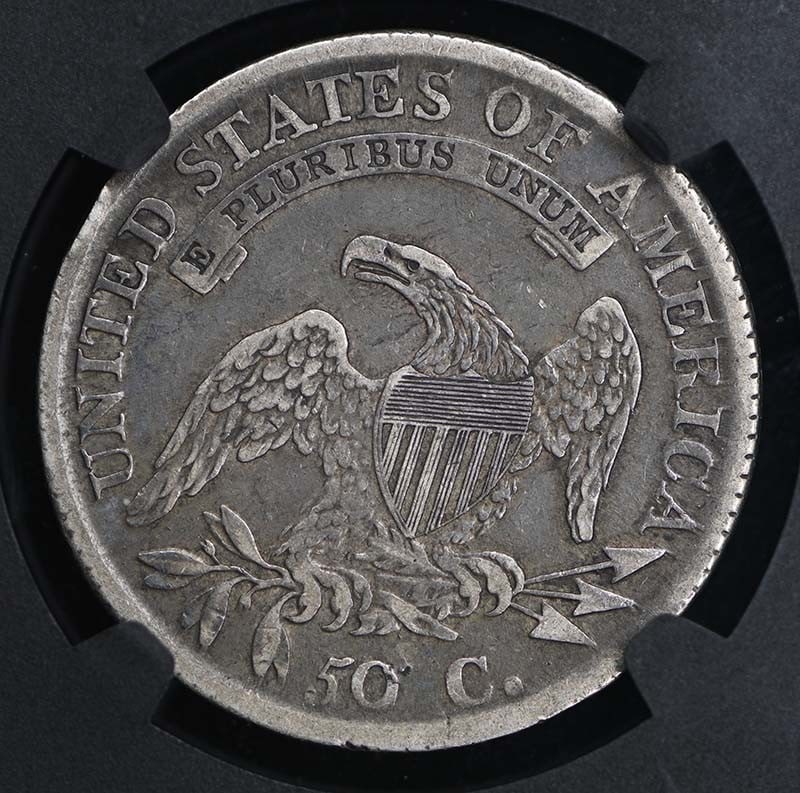 1812 Capped Bust, Lettered Edge 50C NGC VF35 - 3