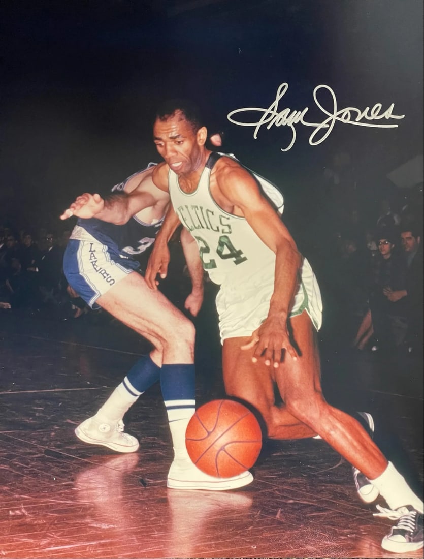Sam Jones Autographed 16x20 Basketball Photo (1 of 1)