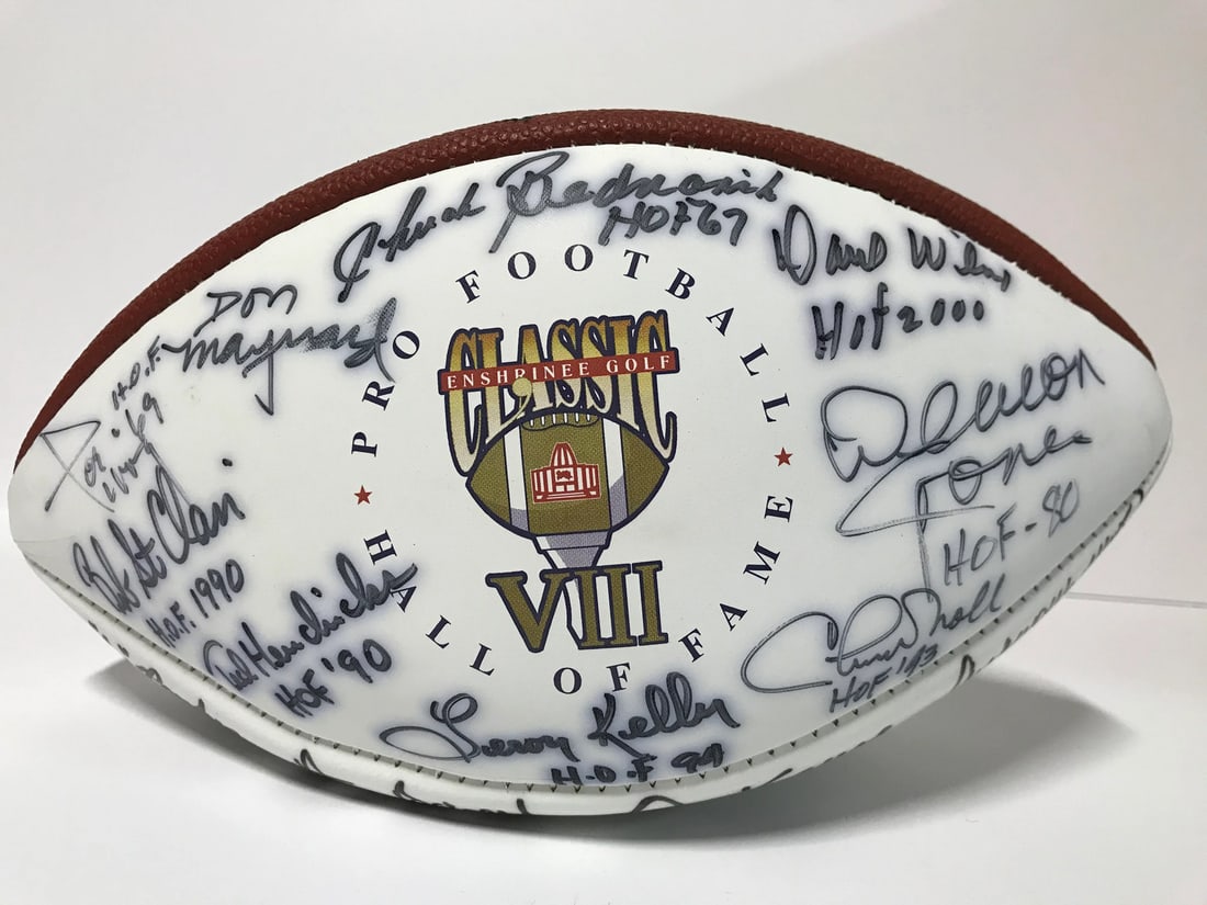Football Pro Signed Classic Multi HOF Lou Creekmur (1 of 4)