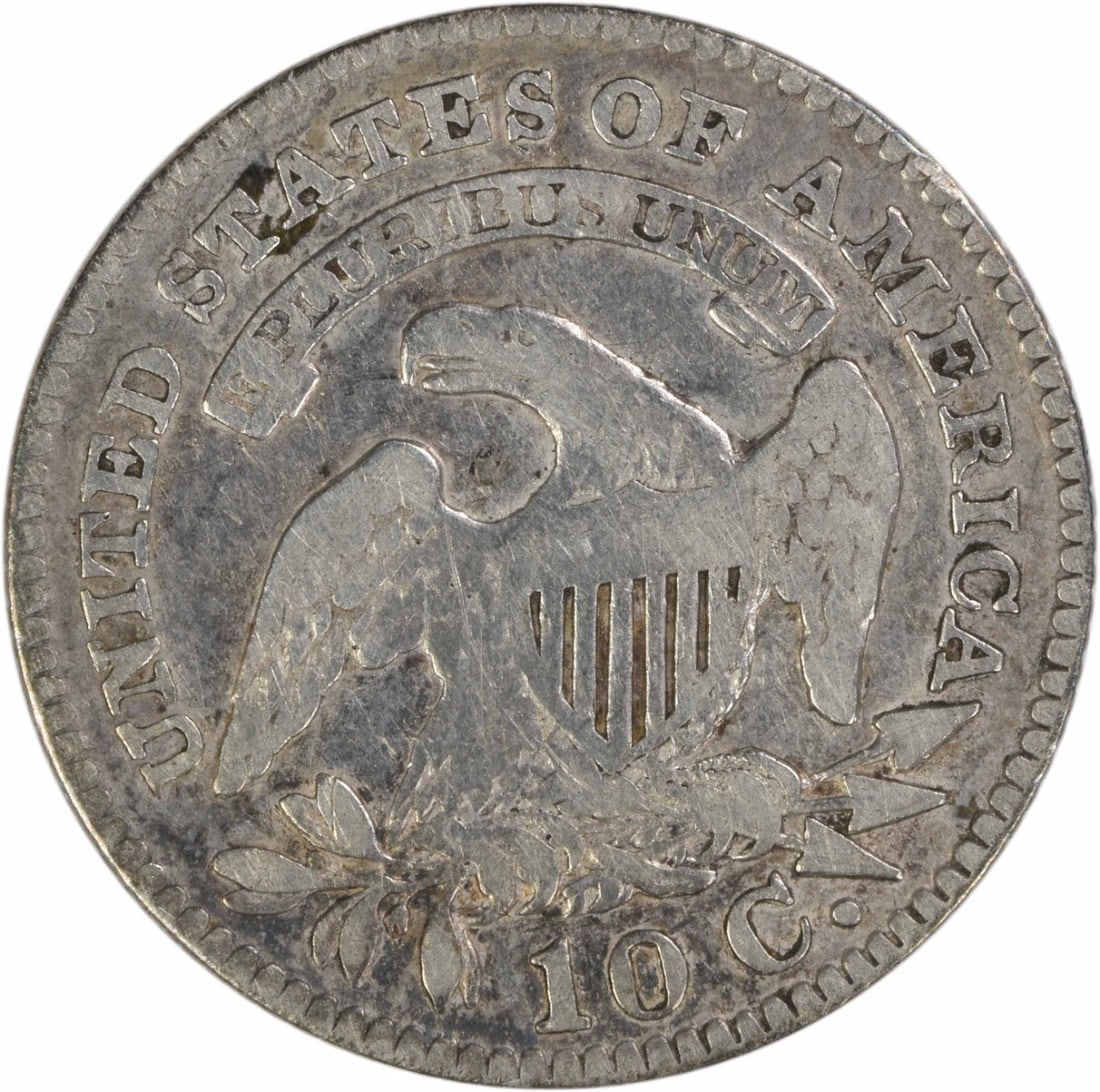 1827 Bust Silver Dime VG Uncertified - 2