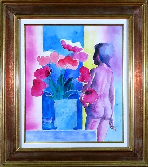 Paul Guiramand F8 Original Watercolor Painting Signed Nude Flowers: Paul Guiramand F8 Original Watercolor Painting Signed Nude Flowers Item Specifics: Unit Of Sale: Single Piece Artist: Paul Guiramand Signed By: Paul Guiramand Size: Medium Signed: Yes Period: Post-War