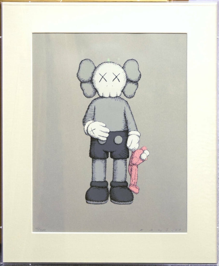 KAWS - COMPANION Original Silkscreen Serigraph Pencil Signed Framed Numbered: KAWS - COMPANION Original Silkscreen Serigraph Pencil Signed Framed Numbered Item Specifics: Artist: KAWS Signed By: KAWS Size: Medium Signed: Yes Material: Paper Original/Licensed Reprint: Original F
