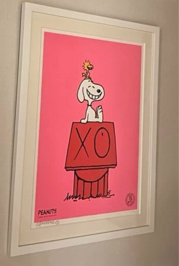 Saraiva Signed Peanuts Original Ed100 Framed Serigraph - 2