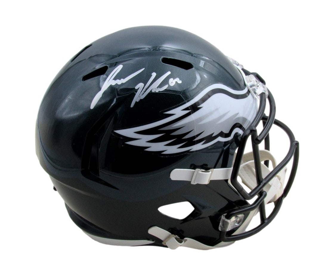 Jason Kelce Autographed Full Size Replica Speed Eagles Helmet PSA/ DNA 198308: Jason Kelce Autographed Full Size Replica Speed Eagles Helmet PSA/ DNA 198308 Item Specifics: Autograph Authentication: PSA/DNA Original/Reprint: Original Product: Helmet Sport: Football Team: Philade