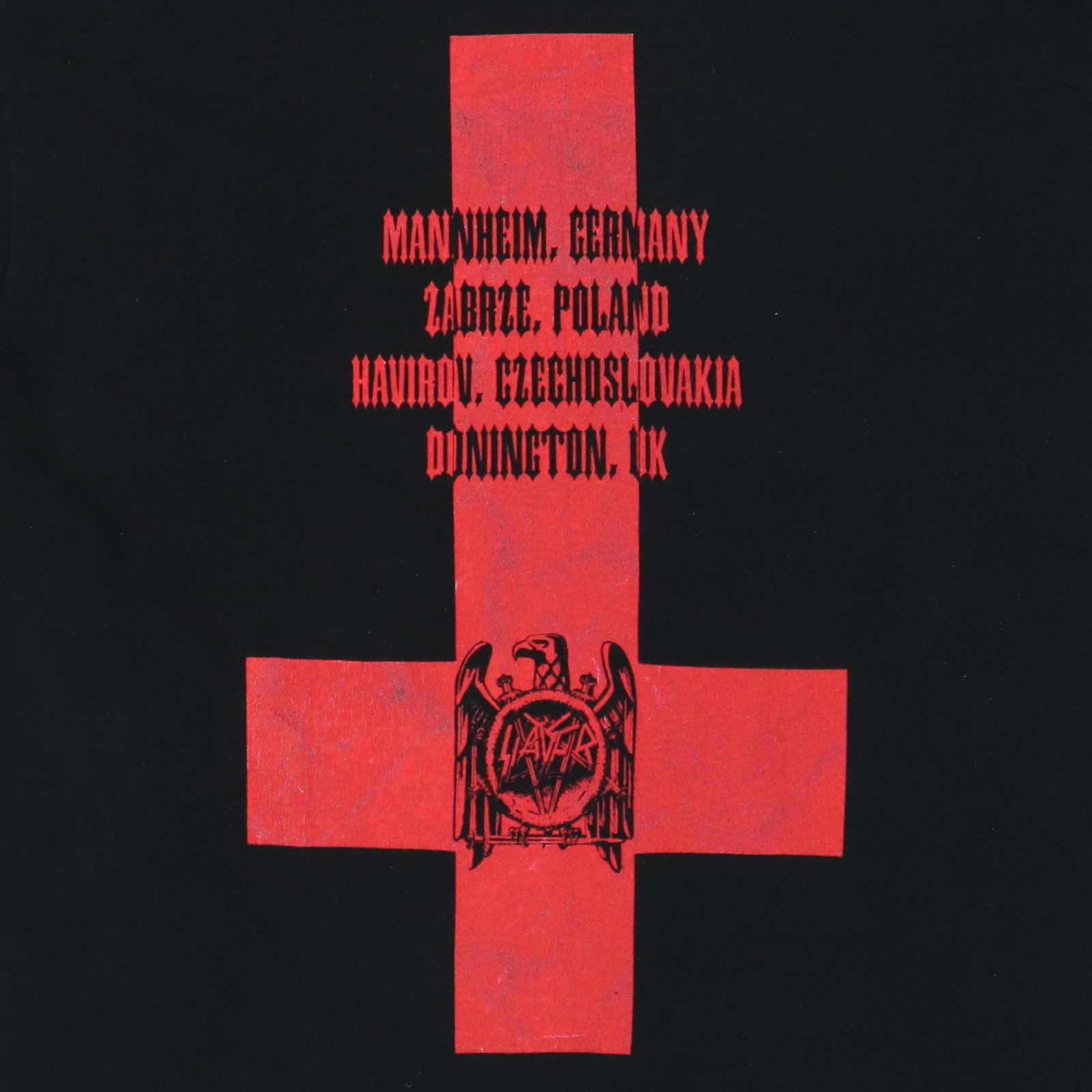Slayer UK Tour 1992 Shirt - 6