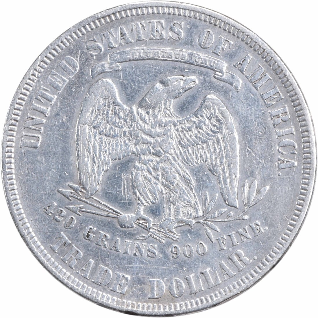 1877 Trade Silver Dollar EF Uncertified - 2