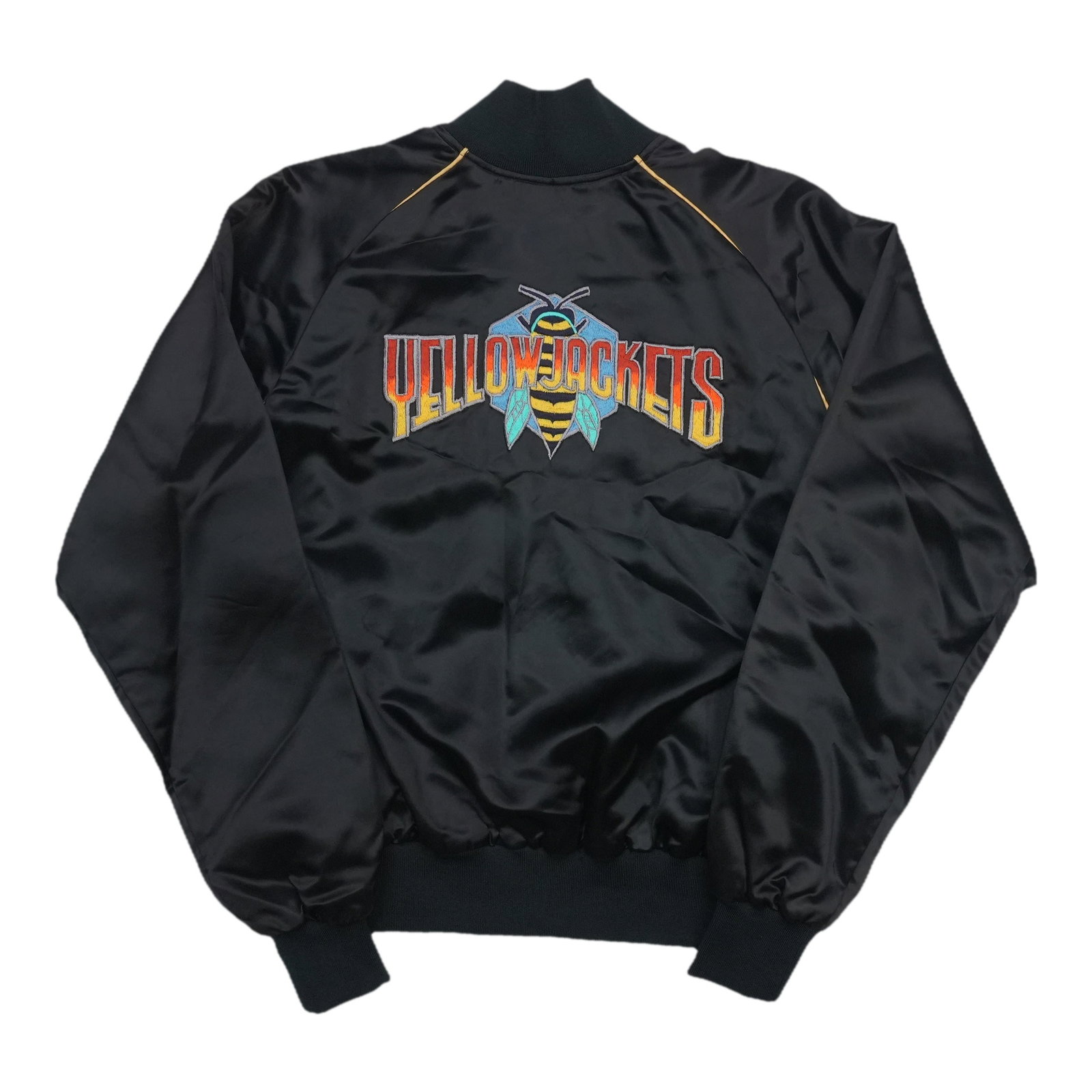 1980s Warner Bros Yellowjackets Satin Jacket - 2