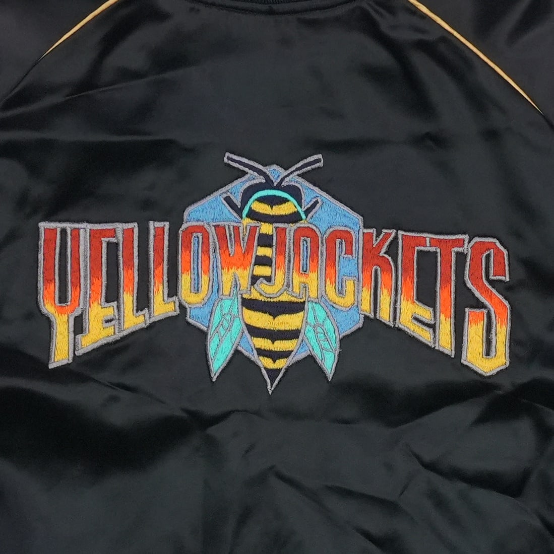 1980s Warner Bros Yellowjackets Satin Jacket - 4