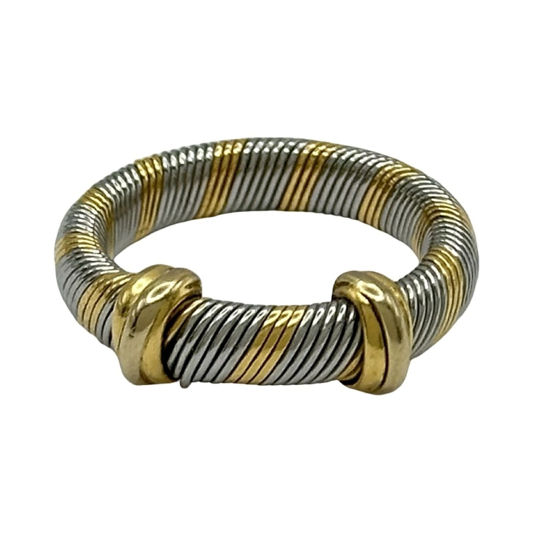 Vintage Cartier Or Et Acier 18k Gold Stainless Steel Band Ring EU50 US5.25: Vintage Cartier Or Et Acier 18k Gold Stainless Steel Band Ring EU50 US5.25 Item Specifics: Shape: Round Occasion: Anniversary Birthday Christening Christmas Engagement Graduation Mother"s Day Valentin