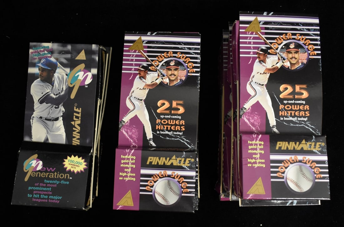 Lot of (21) 1994 Pinnacle New Generation & Power Surge Sealed Sets RBX71 (1 of 3)