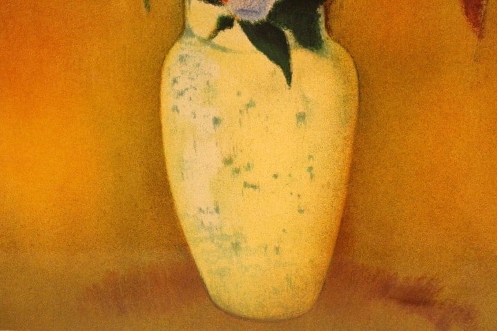 Framed Signed Edition Lithograph Flowers Vase Redon Odilon - 5