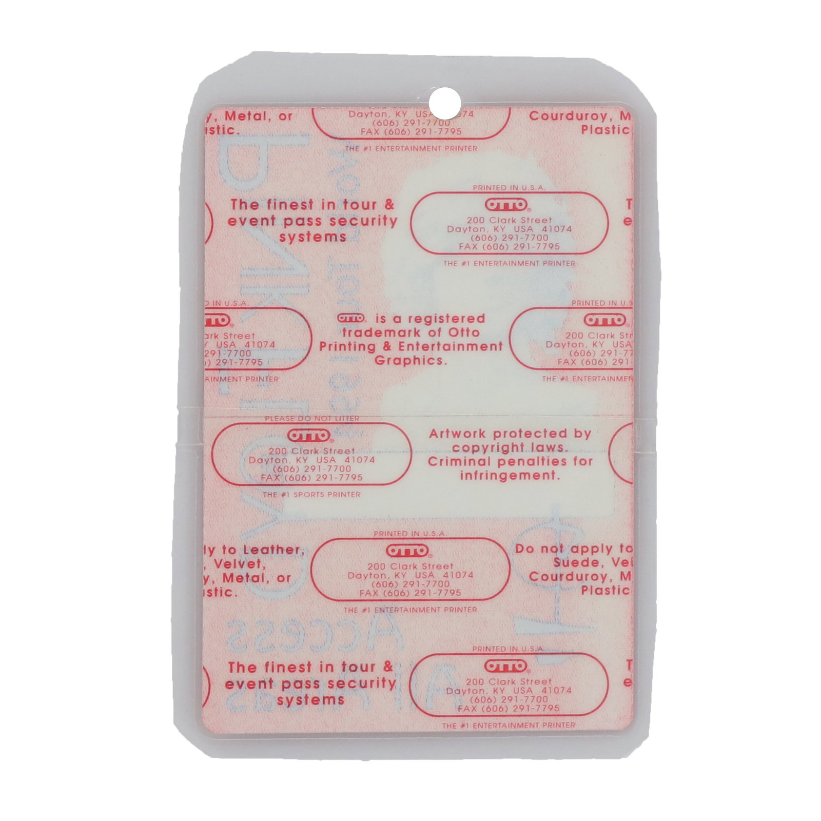 Pink Floyd Backstage Pass Laminate - 2