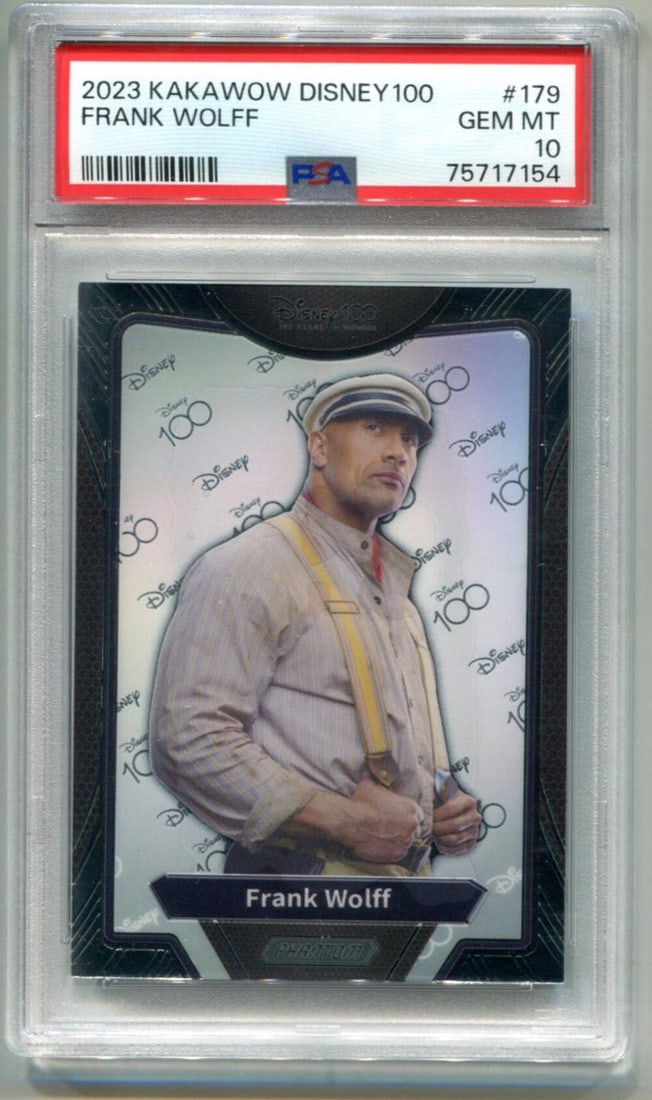 Frank Wolff 2023 Kaskawow Disney 100 #179 Card PSA 10 Card (1 of 2)