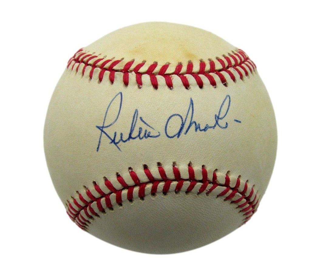 Ruben Amaro Sr. Autographed ONL Baseball 1980 Phillies PSA/ DNA 177758: Ruben Amaro Sr. Autographed ONL Baseball 1980 Phillies PSA/ DNA 177758 Item Specifics: Sport: Baseball Product: Ball Original/Reprint: Original Autograph Authentication: PSA/DNA Team: Philadelphia Phi