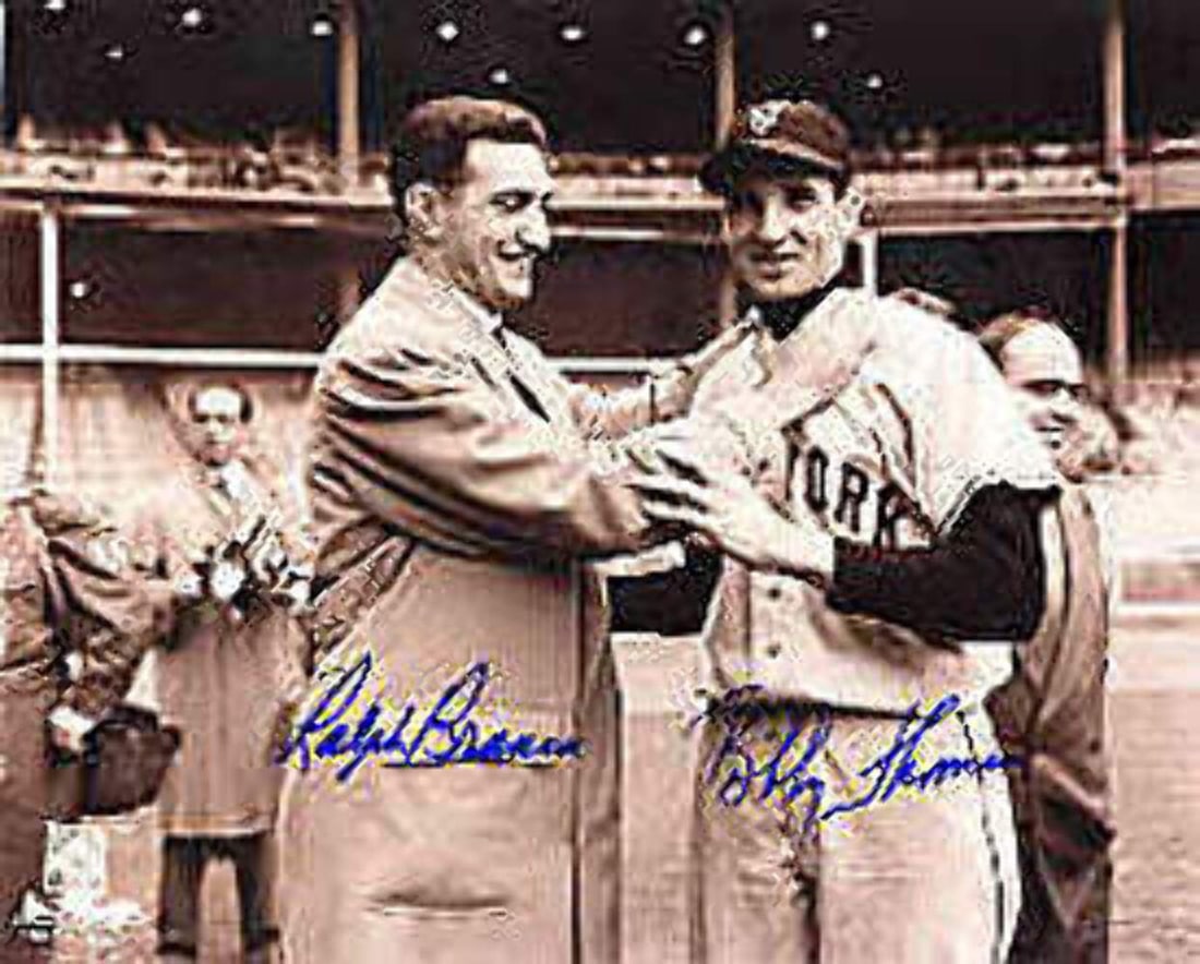 Branca & Thompson Autographed 8x10 Photo: Branca & Thompson Autographed 8x10 Photo Signed by Branca & Thompson, an 8x10 photo showcases the artistic duo's work in a unique and collectible format. Packed with care from Dania Beach, Florida, th