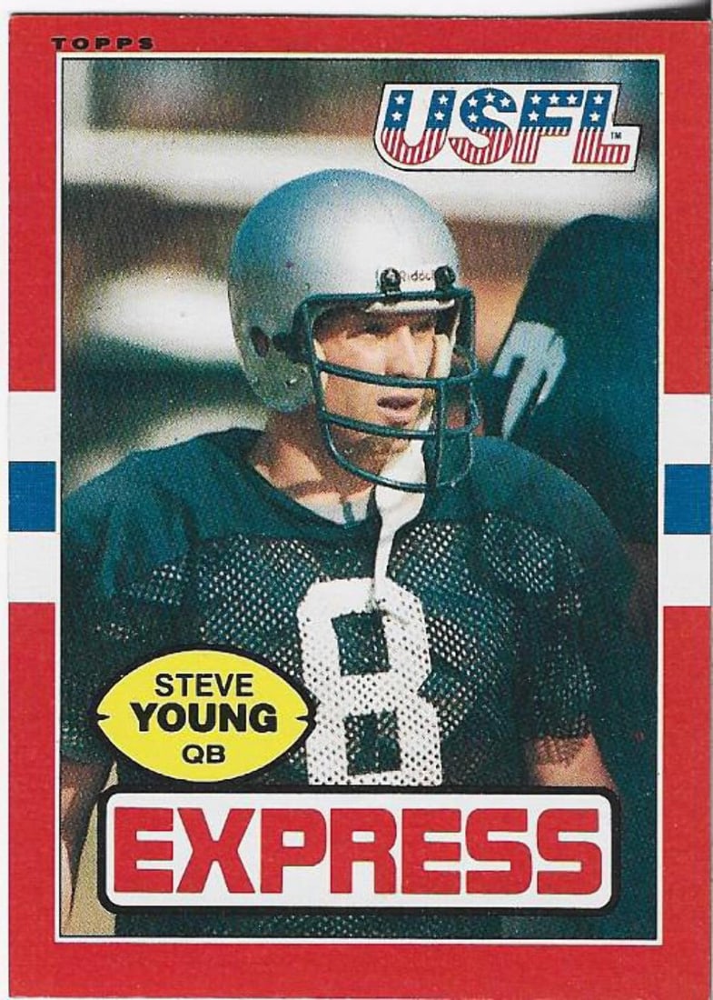 Young Steve 1985 Topps Card: Young Steve 1985 Topps Card Item Specifics: Steve Young 1985 Topps Card #65 Product Disclaimer: Not affiliated with any team or league. Signatures are unverified unless a certificate is stated. For in