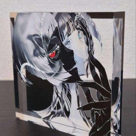 Mai Yoneyama EYE Acrylic Block Stand Limited Exhibition Art Display Collectible: Mai Yoneyama EYE Acrylic Block Stand Limited Exhibition Art Display Collectible Item Specifics: Brand: Tsunamayone-zu Gohan Type: Book Theme: Anime & Manga Material: Paper Franchise: Mai Yoneyama Prod