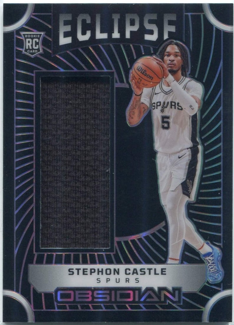 Stephon Castle 2024 - 2025 Panini Obsidian Eclipse Jersey RC #EM-SCS 115/ 249 (1 of 2)
