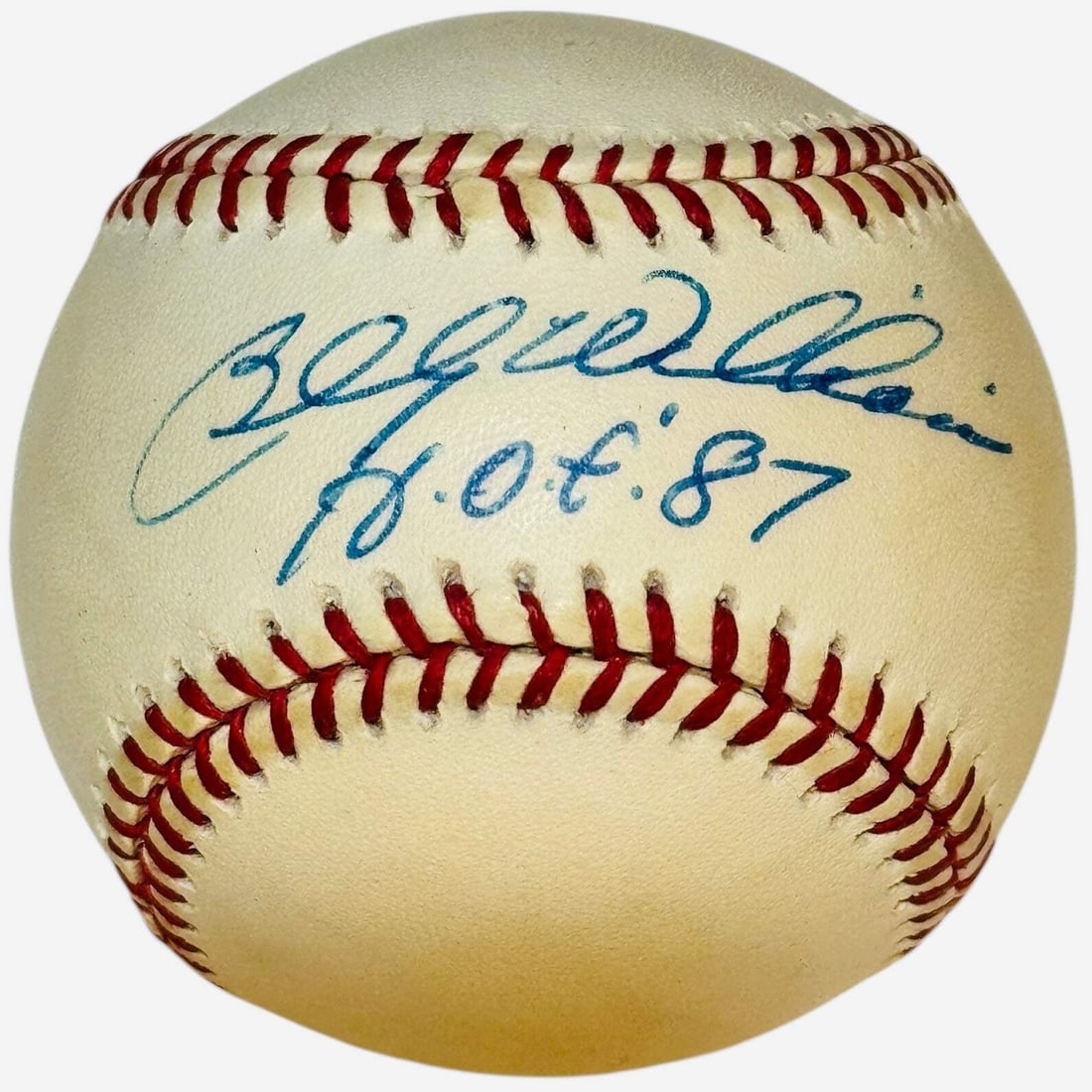 Williams Autographed League Baseball Official Billy JSA: Williams Autographed League Baseball Official Billy JSA Item Specifics: Brand: James Spence Authentication (JSA) Billy Williams Autographed Official National League Baseball Signed in blue pen across 