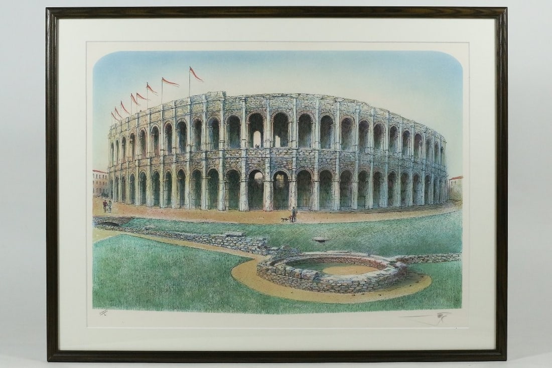Lithograph Rafflewski Signed Framed Edition Verona Arena Italy: Lithograph Rafflewski Signed Framed Edition Verona Arena Italy Item Specifics: Unit Of Sale: Single Piece Artist: Rolf Rafflewski Signed By: Rolf Rafflewski Image Orientation: Landscape Size: Medium S