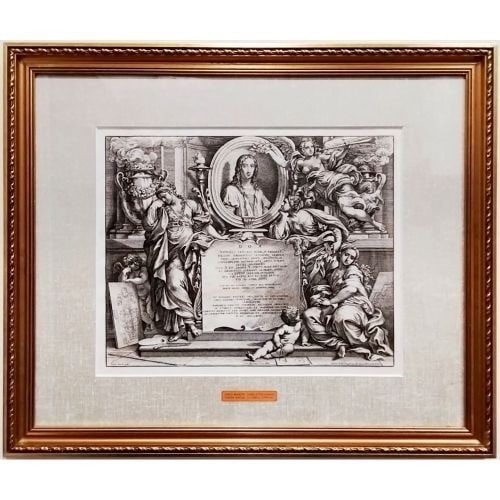 Pietro Aquila after Carlo Maratta, 1674 Engraving Raphael Frontispiece: Pietro Aquila after Carlo Maratta, 1674 Engraving Raphael Frontispiece Item Specifics: Artist: Pietro Aquila after Carlo Maratta Unit Of Sale: Single Piece Signed By: Pietro Aquila Image Orientation: 