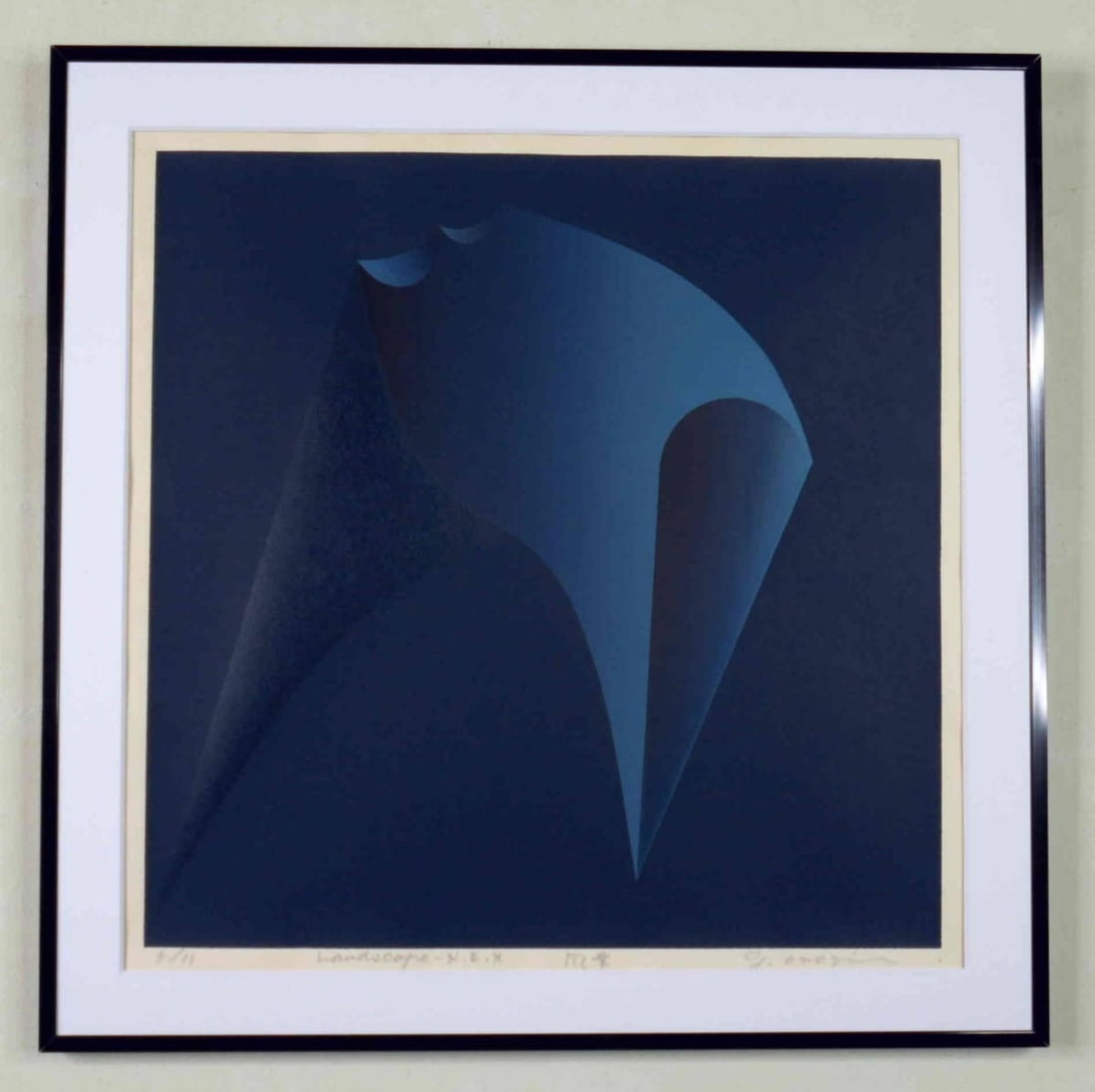 Gaku Onogi Landscape-N.E.X 1972 Signed Silkscreen Japanese Abstract Art: Gaku Onogi Landscape-N.E.X 1972 Signed Silkscreen Japanese Abstract Art Item Specifics: Unit Of Sale: Single Piece Artist: Gaku Onogi / Manabu Onogi Signed By: Manabu Onogi Image Orientation: Portrait