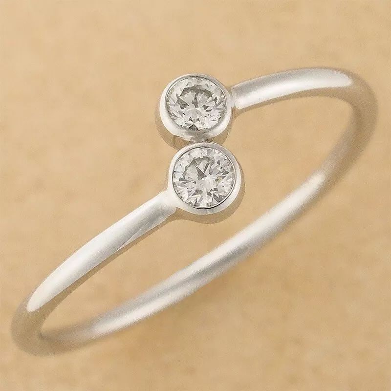 Tiffany & Co Elsa Peretti Hoop Diamond Platinum 950 Band Ring US 5.5 EU50.5: Tiffany & Co Elsa Peretti Hoop Diamond Platinum 950 Band Ring US 5.5 EU50.5 Item Specifics: Antique: No Shape: Round Occasion: Anniversary Birthday Christening Christmas Engagement Graduation Mother"s