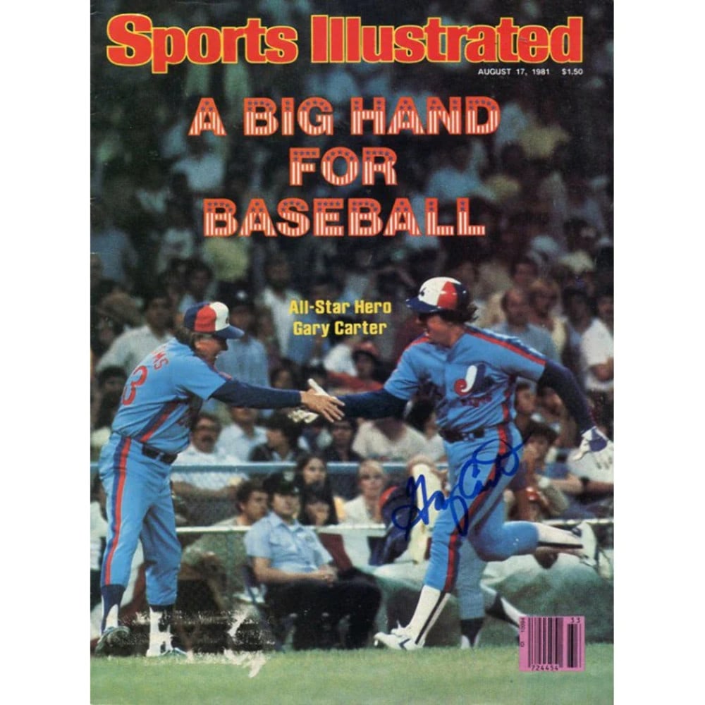 Gary Carter Autographed Sports Illustrated 9/ 17/ 81 (1 of 2)
